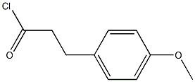 3-(4-methoxyphenyl)propanoyl chloride 구조식 이미지