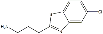 3-(5-chloro-1,3-benzothiazol-2-yl)propan-1-amine Structure