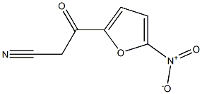 3-(5-nitro-2-furyl)-3-oxopropanenitrile 구조식 이미지
