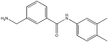 3-(aminomethyl)-N-(3,4-dimethylphenyl)benzamide 구조식 이미지