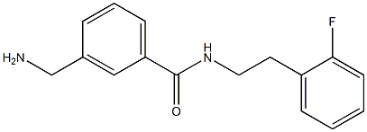 3-(aminomethyl)-N-[2-(2-fluorophenyl)ethyl]benzamide Structure