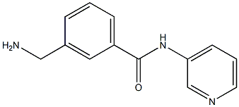 3-(aminomethyl)-N-pyridin-3-ylbenzamide 구조식 이미지