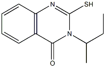 3-(butan-2-yl)-2-sulfanyl-3,4-dihydroquinazolin-4-one Structure