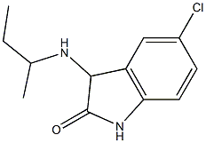 3-(butan-2-ylamino)-5-chloro-2,3-dihydro-1H-indol-2-one Structure