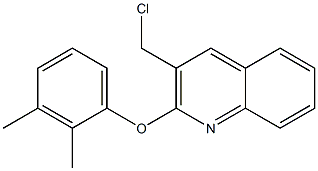 3-(chloromethyl)-2-(2,3-dimethylphenoxy)quinoline Structure