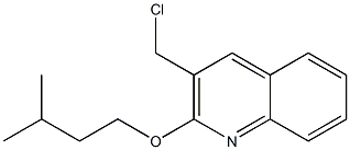 3-(chloromethyl)-2-(3-methylbutoxy)quinoline 구조식 이미지