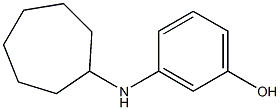 3-(cycloheptylamino)phenol Structure