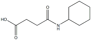 3-(cyclohexylcarbamoyl)propanoic acid 구조식 이미지