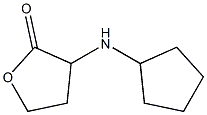 3-(cyclopentylamino)oxolan-2-one Structure