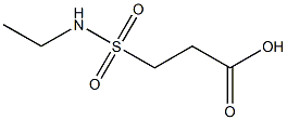 3-(ethylsulfamoyl)propanoic acid Structure