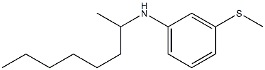 3-(methylsulfanyl)-N-(octan-2-yl)aniline 구조식 이미지