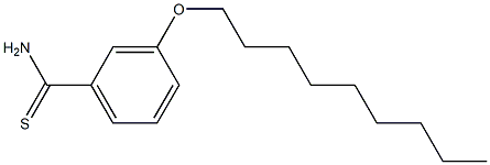 3-(nonyloxy)benzene-1-carbothioamide 구조식 이미지