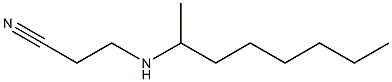 3-(octan-2-ylamino)propanenitrile Structure