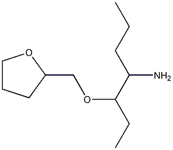 3-(oxolan-2-ylmethoxy)heptan-4-amine Structure