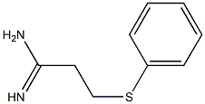 3-(phenylsulfanyl)propanimidamide Structure