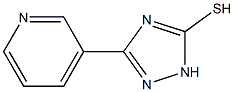 3-(pyridin-3-yl)-1H-1,2,4-triazole-5-thiol Structure