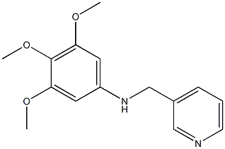 3,4,5-trimethoxy-N-(pyridin-3-ylmethyl)aniline Structure