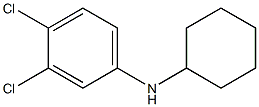 3,4-dichloro-N-cyclohexylaniline Structure