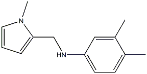 3,4-dimethyl-N-[(1-methyl-1H-pyrrol-2-yl)methyl]aniline 구조식 이미지