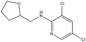 3,5-dichloro-N-(oxolan-2-ylmethyl)pyridin-2-amine Structure