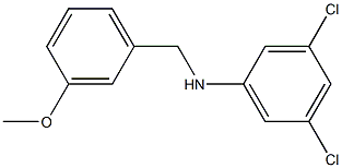 3,5-dichloro-N-[(3-methoxyphenyl)methyl]aniline Structure