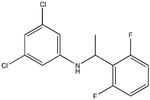 3,5-dichloro-N-[1-(2,6-difluorophenyl)ethyl]aniline 구조식 이미지