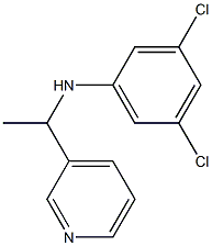 3,5-dichloro-N-[1-(pyridin-3-yl)ethyl]aniline 구조식 이미지