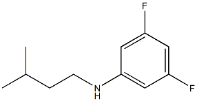 3,5-difluoro-N-(3-methylbutyl)aniline 구조식 이미지