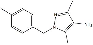 3,5-dimethyl-1-[(4-methylphenyl)methyl]-1H-pyrazol-4-amine Structure