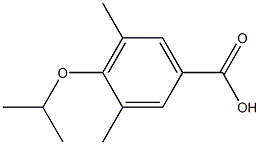 3,5-dimethyl-4-(propan-2-yloxy)benzoic acid Structure