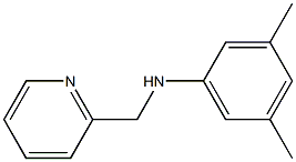 3,5-dimethyl-N-(pyridin-2-ylmethyl)aniline Structure