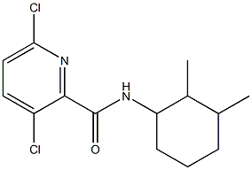 3,6-dichloro-N-(2,3-dimethylcyclohexyl)pyridine-2-carboxamide 구조식 이미지