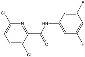 3,6-dichloro-N-(3,5-difluorophenyl)pyridine-2-carboxamide Structure