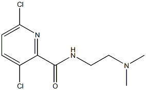 3,6-dichloro-N-[2-(dimethylamino)ethyl]pyridine-2-carboxamide Structure