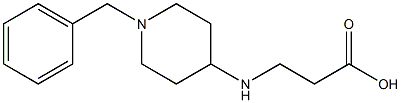 3-[(1-benzylpiperidin-4-yl)amino]propanoic acid 구조식 이미지