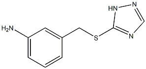 3-[(1H-1,2,4-triazol-5-ylsulfanyl)methyl]aniline 구조식 이미지