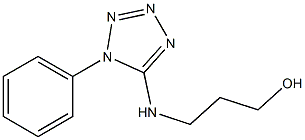 3-[(1-phenyl-1H-1,2,3,4-tetrazol-5-yl)amino]propan-1-ol 구조식 이미지