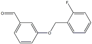 3-[(2-fluorophenyl)methoxy]benzaldehyde 구조식 이미지