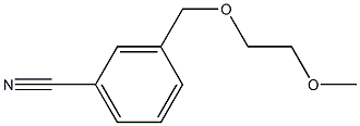 3-[(2-methoxyethoxy)methyl]benzonitrile Structure