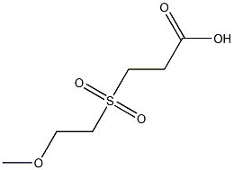 3-[(2-methoxyethyl)sulfonyl]propanoic acid Structure