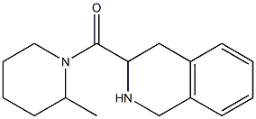 3-[(2-methylpiperidin-1-yl)carbonyl]-1,2,3,4-tetrahydroisoquinoline 구조식 이미지