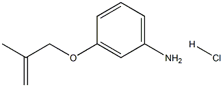 3-[(2-methylprop-2-en-1-yl)oxy]aniline hydrochloride Structure
