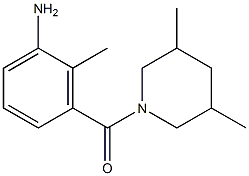 3-[(3,5-dimethylpiperidin-1-yl)carbonyl]-2-methylaniline 구조식 이미지