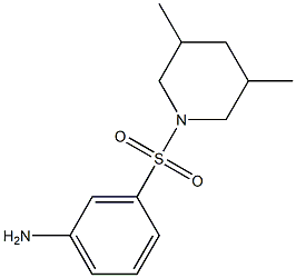 3-[(3,5-dimethylpiperidin-1-yl)sulfonyl]aniline Structure