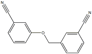 3-[(3-cyanobenzyl)oxy]benzonitrile Structure