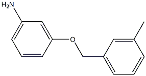 3-[(3-methylbenzyl)oxy]aniline Structure