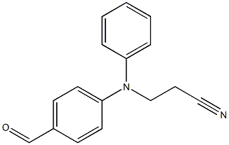 3-[(4-formylphenyl)(phenyl)amino]propanenitrile 구조식 이미지