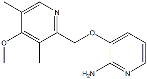3-[(4-methoxy-3,5-dimethylpyridin-2-yl)methoxy]pyridin-2-amine Structure