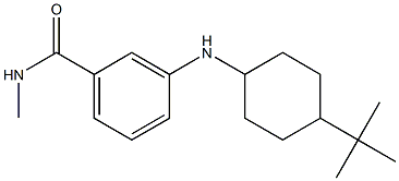 3-[(4-tert-butylcyclohexyl)amino]-N-methylbenzamide 구조식 이미지