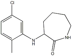 3-[(5-chloro-2-methylphenyl)amino]azepan-2-one Structure